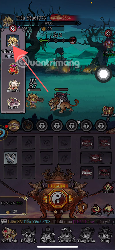 giftcode tay du quay