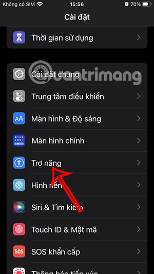 Trợ năng trên iPhone