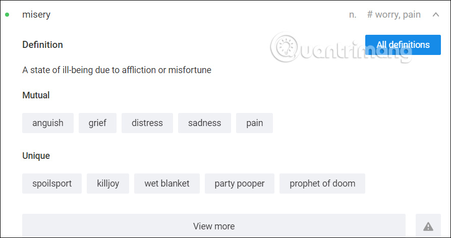Xem từ đồng nghĩa trên Power Thesaurus