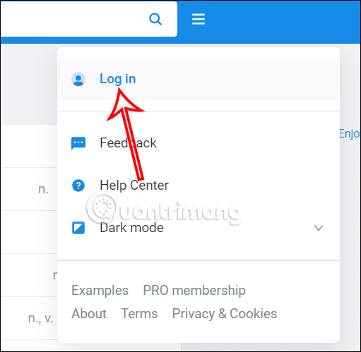 Tạo tài khoản Power Thesaurus