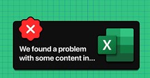 Cách fix lỗi We Found a Problem With Some Content trên Excel