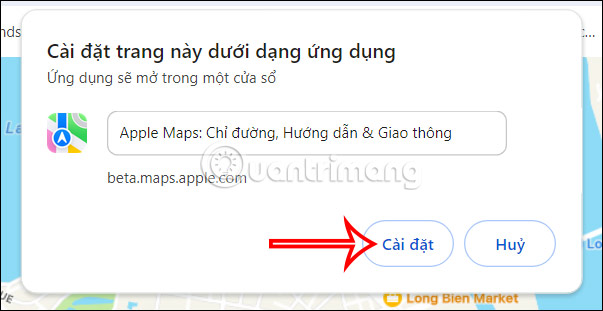 Cài Apple Maps dạng ứng dụng trên máy tính