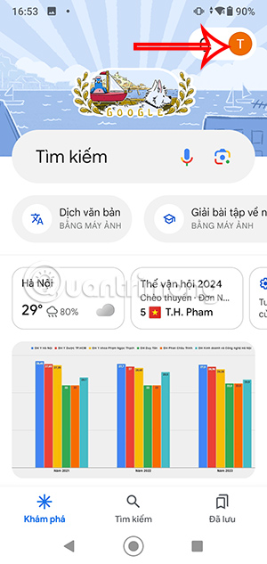 Cài đặt Google