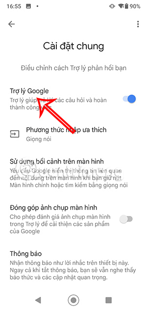 Trợ lý Google trên điện thoại