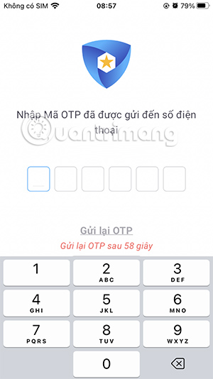 Nhập mã OTP