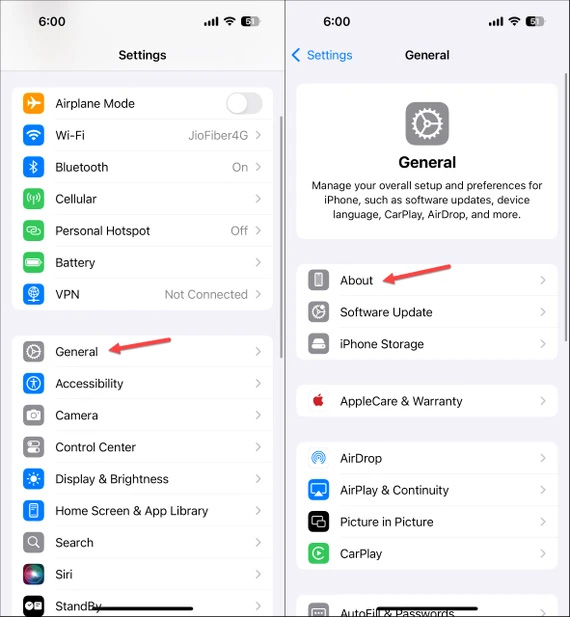 Kiểm tra iOS 18