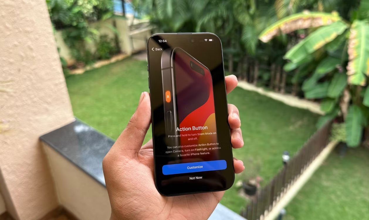 Nút Action iPhone 15 Pro lần đầu ra mắt