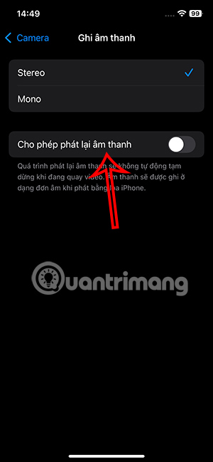 Chế độ âm thanh nền