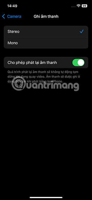Ghi âm thanh nền trên iPhone