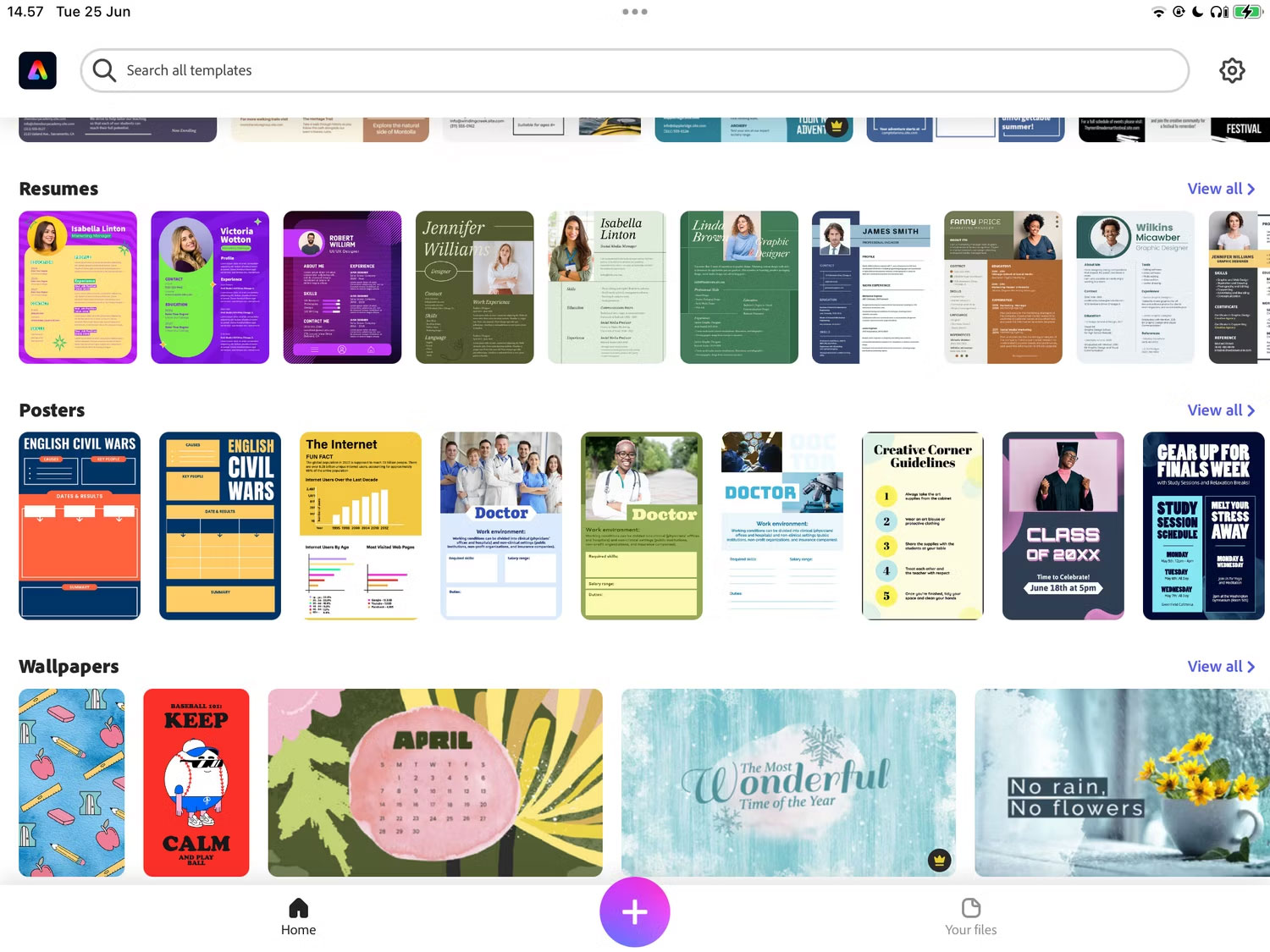 Tùy chỉnh sơ yếu lý lịch trong Adobe Express