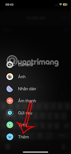 Tùy chọn tin nhắn trên iPhone