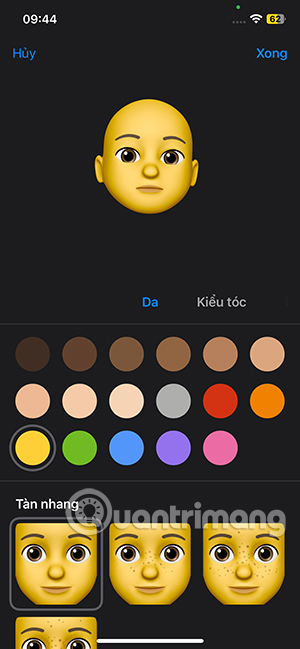Tạo memoji trên iPhone