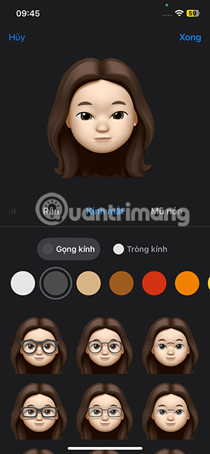 Chỉnh sửa memoji