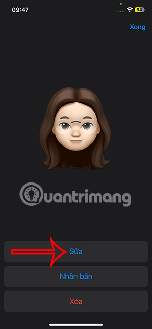 Sửa memoji