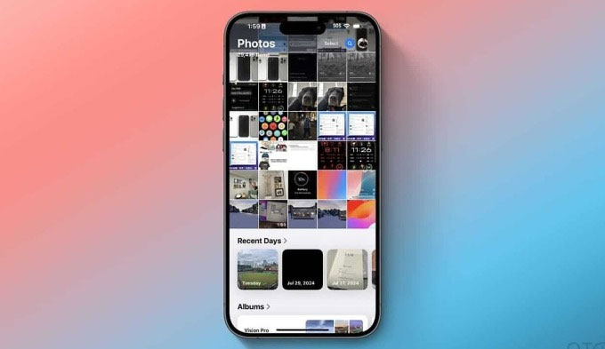 Chế độ xem Carousel chỉ tồn tại ba tuần trên iOS 18 beta. Ảnh: 9to5mac