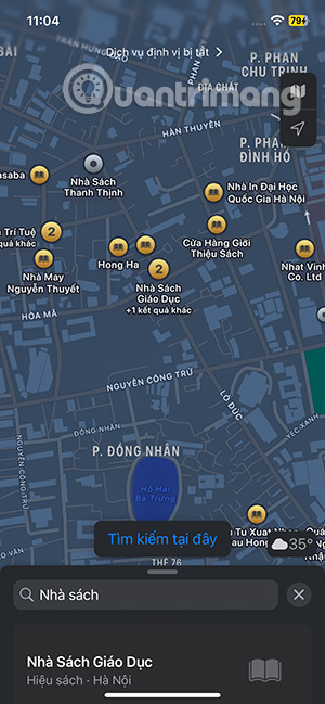 Hiện nhà sách gần đây