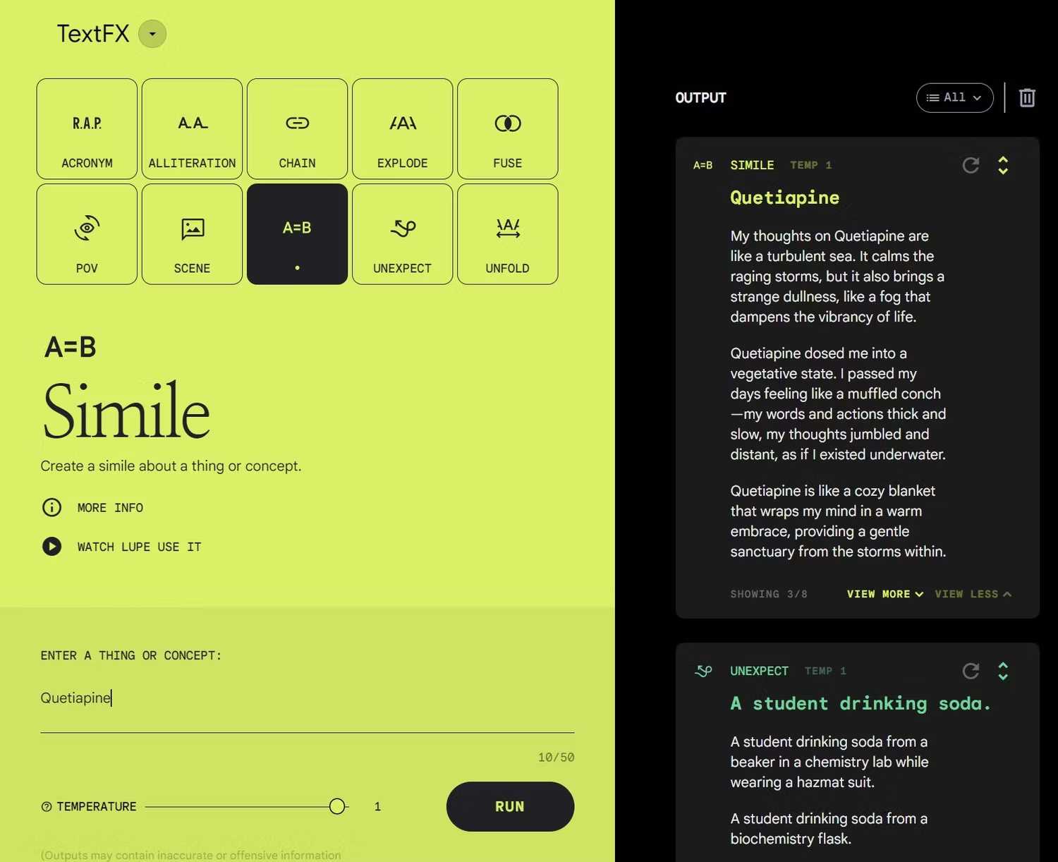 Viết phép so sánh bằng TextFX