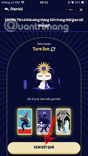 Xem kết quả Tarot