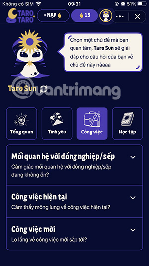 Vấn đề xem Tarot