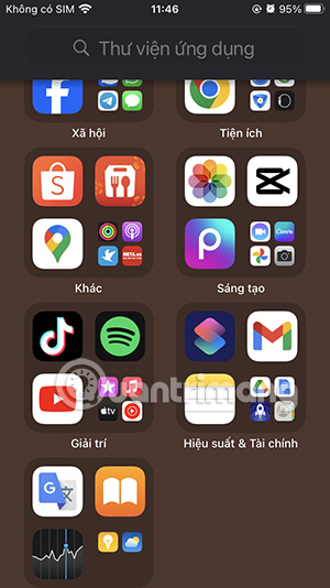 Thư viện ứng dụng trên iPhone