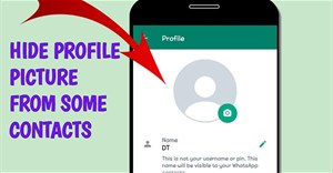 Cách ẩn ảnh đại diện WhatsApp với ai đó