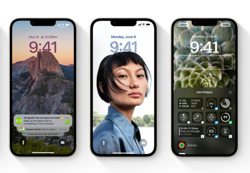 Màn hình khóa iOS mới nhất