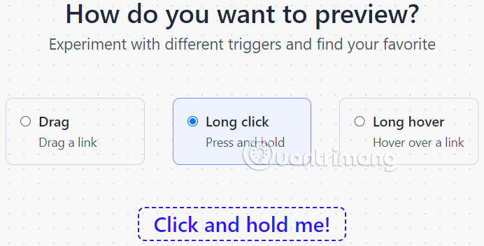 Kiểm xem trước liên kết trên MaxFocus