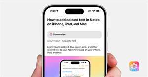 Cách dùng Apple Intelligence tóm tắt email, trang web và văn bản