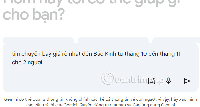 Tìm vé máy bay giá rẻ trên Gemini