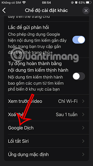 Đóng thẻ tab trên Google