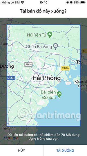 Tải bản đồ ngoại tuyến khác