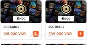 Cách nạp Robux Roblox VNG