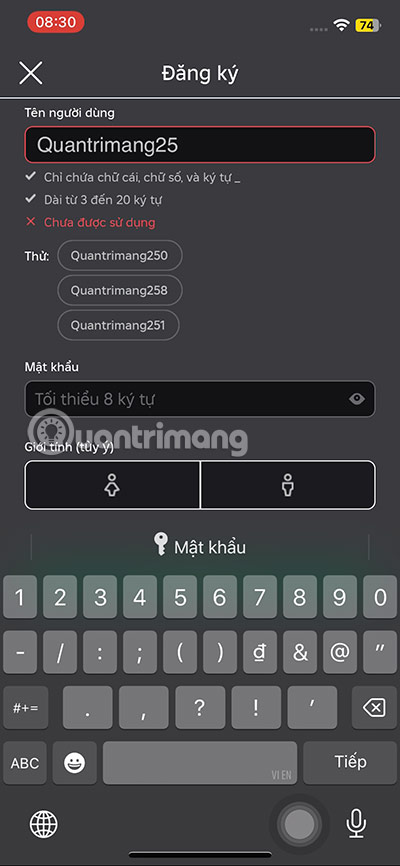 tạo tk roblox vng