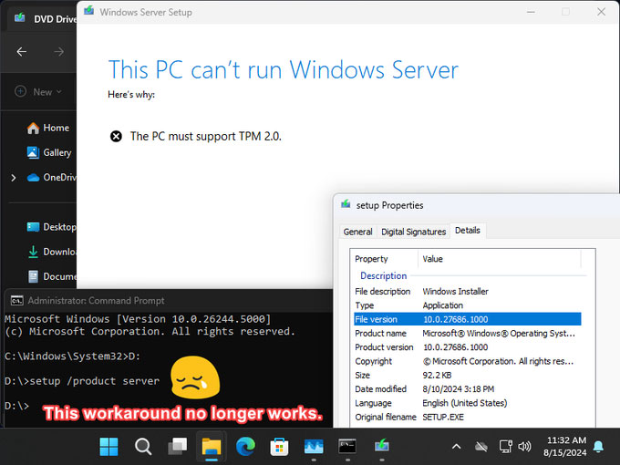Microsoft bắt đầu chặn những cách cập nhật Windows 11 không chính thức