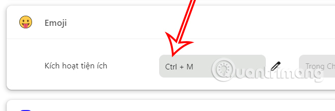 Điền phím tắt tiện ích Chrome