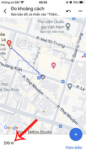Khoảng cách 2 điểm