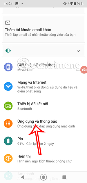 Xem ứng dụng trên Android