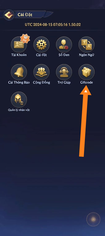 nhập code long ngữ sương thành