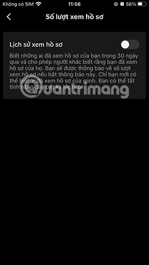 Tắt lượt xem hồ sơ TikTok