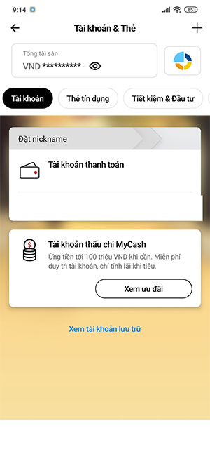 Mở thẻ thanh toán Techcombank online