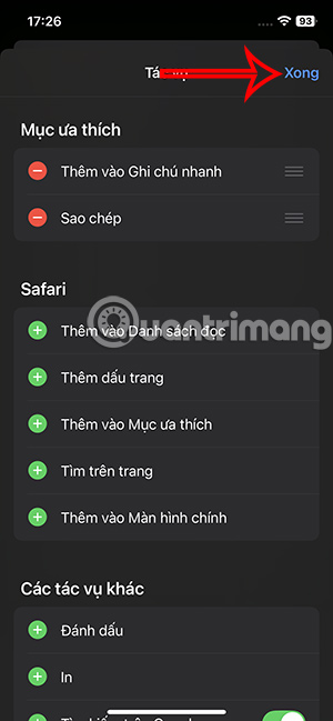 Lưu tác vụ