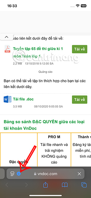 Xem quá trình tải file Safari 