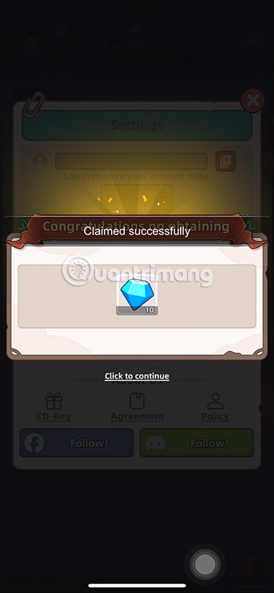 nhập code mini survival
