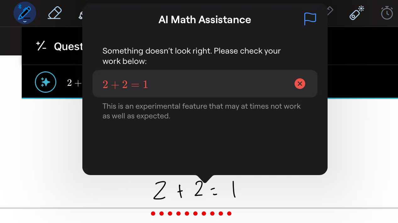 Sử dụng AI Math Assistant