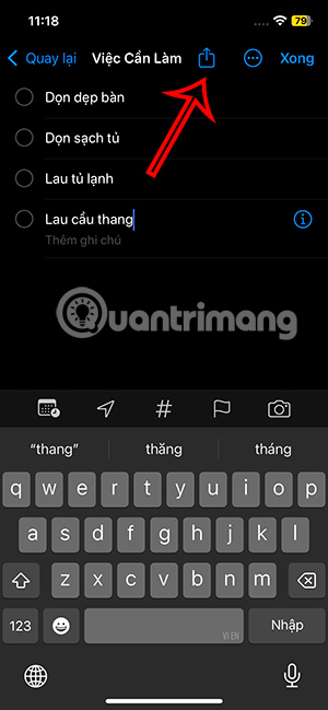 Chia sẻ lời nhắc nhở