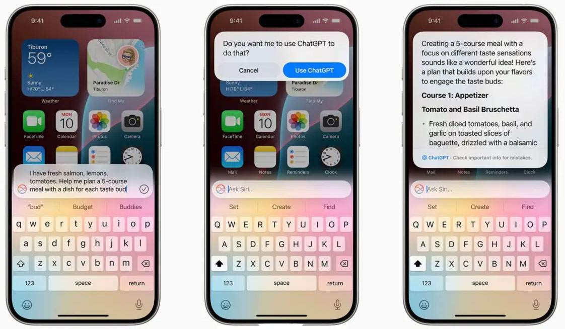 Apple Intelligence ChatGPT iOS 18