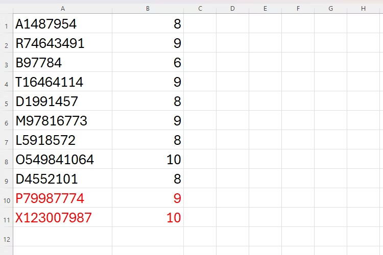 Mở rộng giá trị trong Excel 