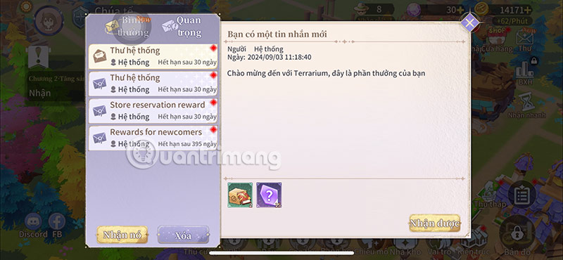 code Tales off Terrarums moi nhat