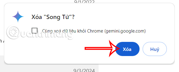 Xóa ứng dụng Gemini trên Windows