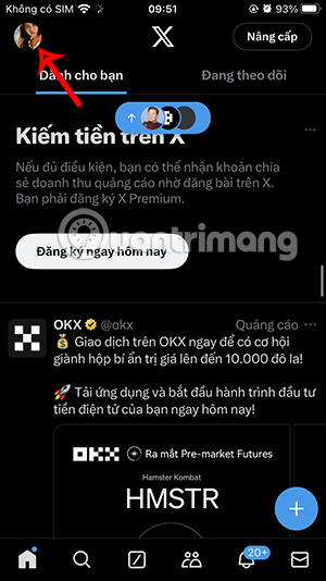 Tài khoản X